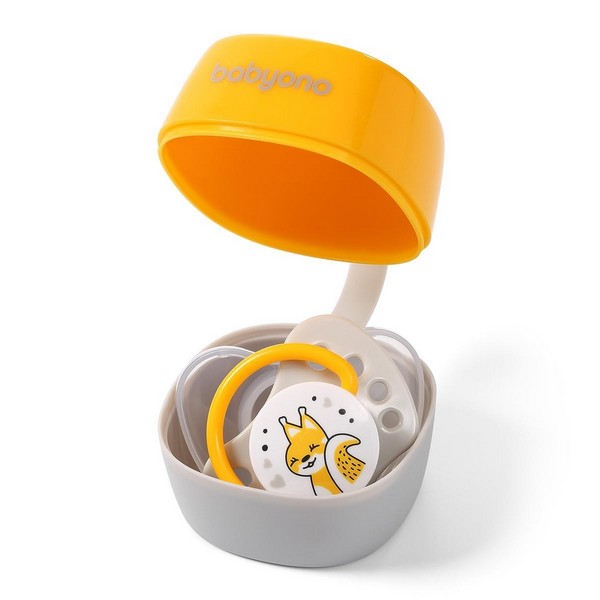 Продукт Babyono NATURAL NURSING - Анатомични силиконови залъгалки 2бр. 3-6м. - 0 - BG Hlapeta